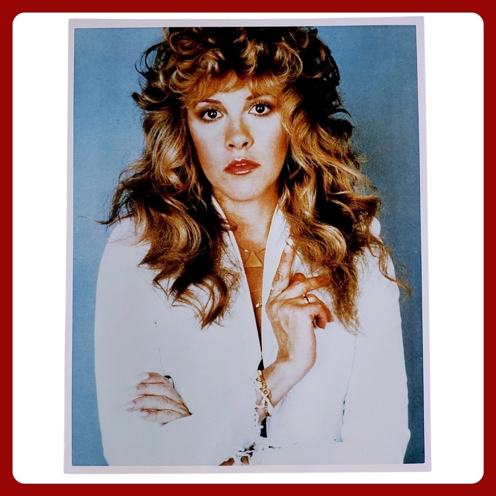 Stevie Nicks Fleetwood Mac Headshot S & M Rock Photograph Portrait 8x10 Glossy 5